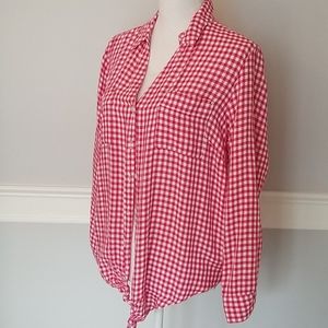 Jones New York Pink & White Top